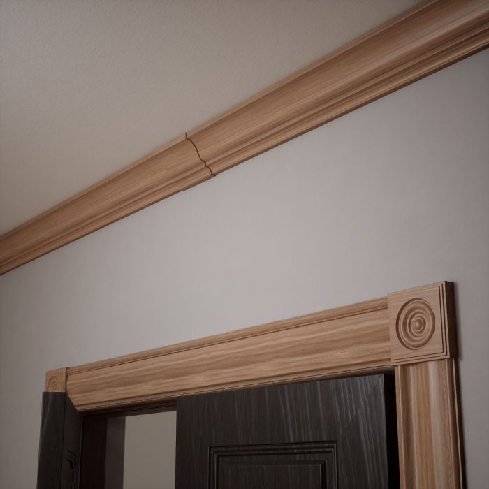 Ekena Millwork 3 15/16"P x 6"L x 3 7/8"H WM45 Americraft Solid Hardwood Stain Grade MiterLink Crown Moulding Coupler - Image 20