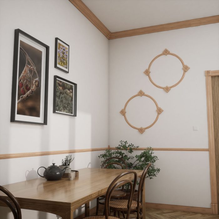 Ekena Millwork 3 15/16"P x 6"L x 3 7/8"H WM45 Americraft Solid Hardwood Stain Grade MiterLink Crown Moulding Coupler - Image 21