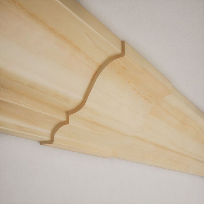 Ekena Millwork 3 15/16"P x 6"L x 3 7/8"H WM45 Americraft Solid Hardwood Stain Grade MiterLink Crown Moulding Coupler - Image 64