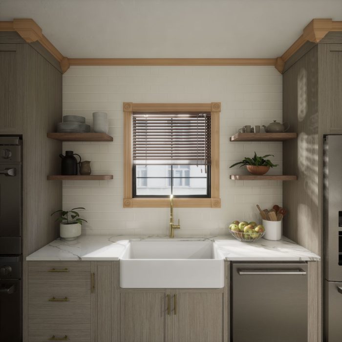 Ekena Millwork 2 3/4"P x 5 5/8"H x 5 1/2"W Americraft Solid Hardwood Stain Grade Universal Outside Crown Moulding Block for Profiles up to 3"H x 2 3/4"P - Image 8