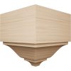 Americraft MOC03X03S1 Stain Grade Universal Crown Moulding Block