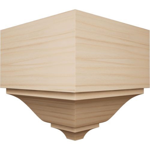 Americraft MOC03X03S1 Stain Grade Universal Crown Moulding Block