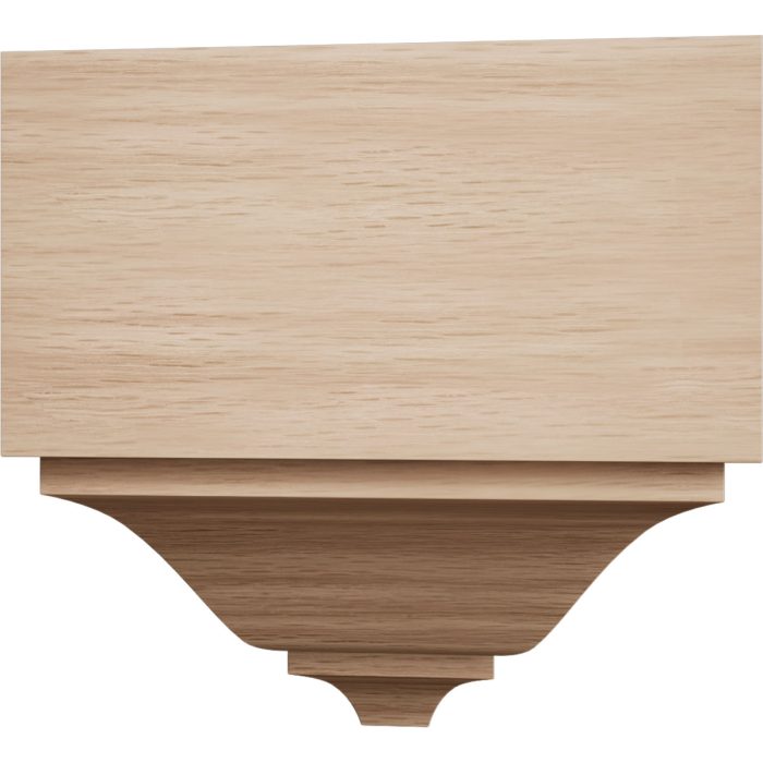 Ekena Millwork 2 3/4"P x 5 5/8"H x 5 1/2"W Americraft Solid Hardwood Stain Grade Universal Outside Crown Moulding Block for Profiles up to 3"H x 2 3/4"P - Image 10