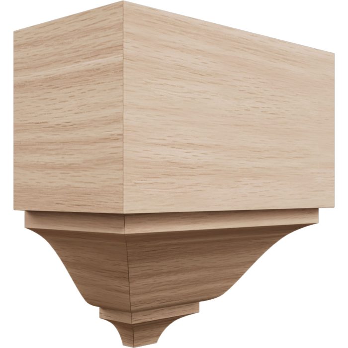 Ekena Millwork 2 3/4"P x 5 5/8"H x 5 1/2"W Americraft Solid Hardwood Stain Grade Universal Outside Crown Moulding Block for Profiles up to 3"H x 2 3/4"P - Image 11