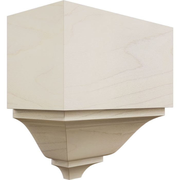 Ekena Millwork 2 3/4"P x 5 5/8"H x 5 1/2"W Americraft Solid Hardwood Stain Grade Universal Outside Crown Moulding Block for Profiles up to 3"H x 2 3/4"P - Image 25