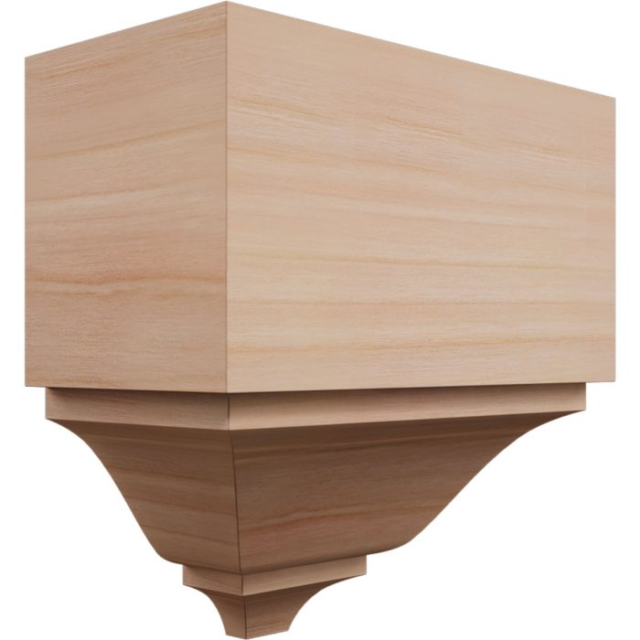 Ekena Millwork 2 3/4"P x 5 5/8"H x 5 1/2"W Americraft Solid Hardwood Stain Grade Universal Outside Crown Moulding Block for Profiles up to 3"H x 2 3/4"P - Image 32