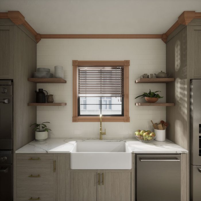 Ekena Millwork 2 3/4"P x 5 5/8"H x 5 1/2"W Americraft Solid Hardwood Stain Grade Universal Outside Crown Moulding Block for Profiles up to 3"H x 2 3/4"P - Image 36