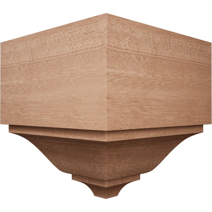 Ekena Millwork 2 3/4"P x 5 5/8"H x 5 1/2"W Americraft Solid Hardwood Stain Grade Universal Outside Crown Moulding Block for Profiles up to 3"H x 2 3/4"P - Image 37