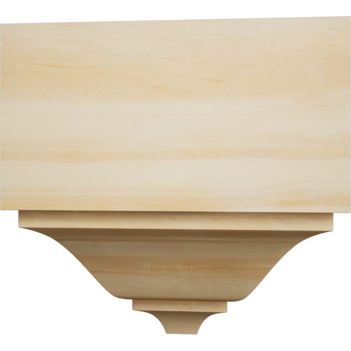 Ekena Millwork 2 3/4"P x 5 5/8"H x 5 1/2"W Americraft Solid Hardwood Stain Grade Universal Outside Crown Moulding Block for Profiles up to 3"H x 2 3/4"P - Image 45