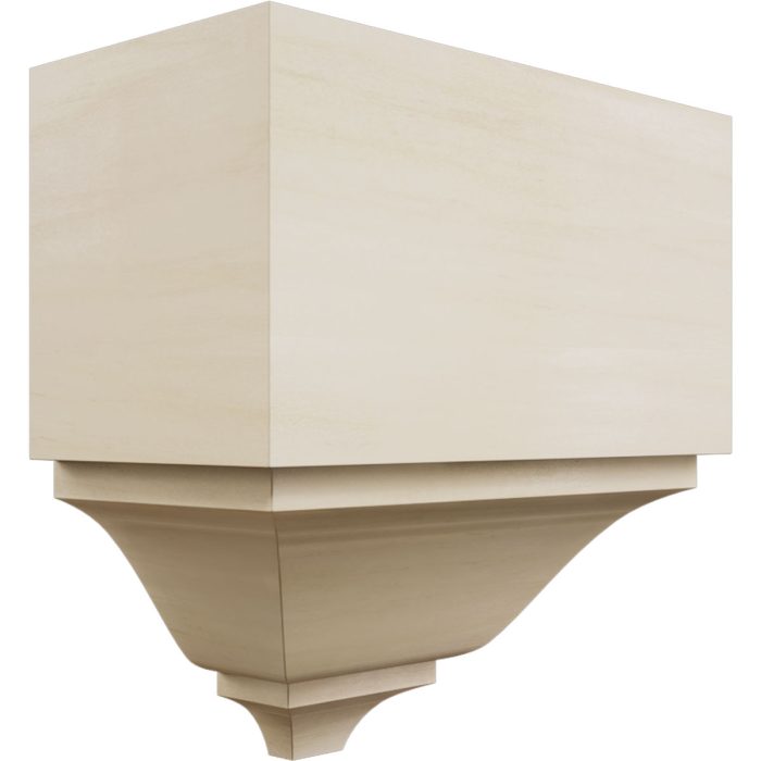 Ekena Millwork 2 3/4"P x 5 5/8"H x 5 1/2"W Americraft Solid Hardwood Stain Grade Universal Outside Crown Moulding Block for Profiles up to 3"H x 2 3/4"P - Image 60