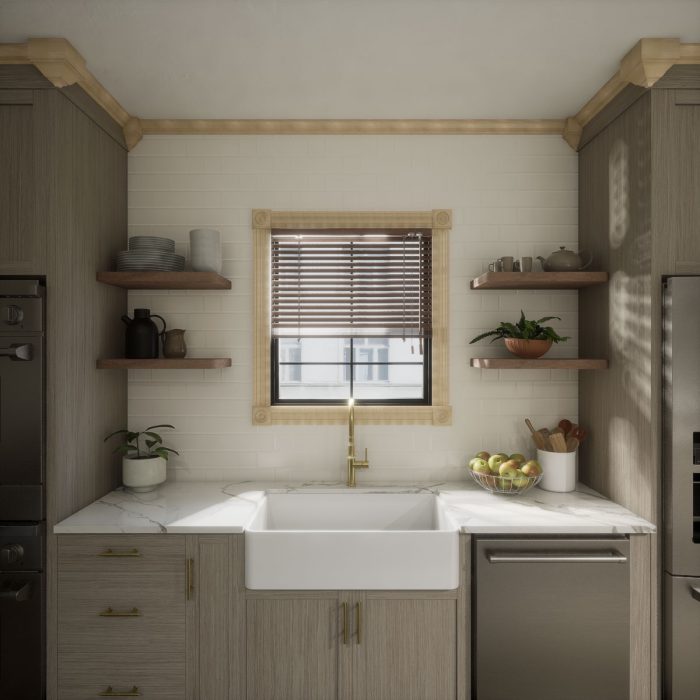 Ekena Millwork 2 3/4"P x 5 5/8"H x 5 1/2"W Americraft Solid Hardwood Stain Grade Universal Outside Crown Moulding Block for Profiles up to 3"H x 2 3/4"P - Image 64
