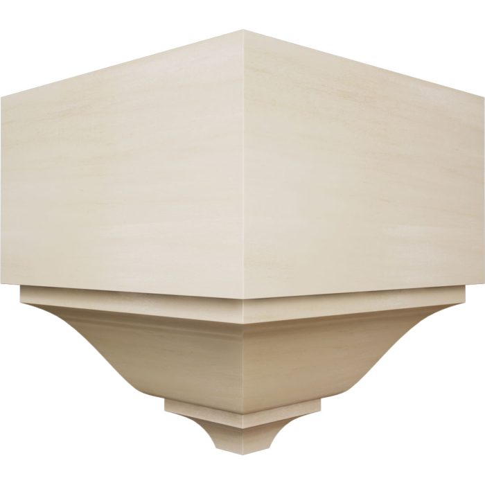 Ekena Millwork 2 3/4"P x 5 5/8"H x 5 1/2"W Americraft Solid Hardwood Stain Grade Universal Outside Crown Moulding Block for Profiles up to 3"H x 2 3/4"P - Image 58