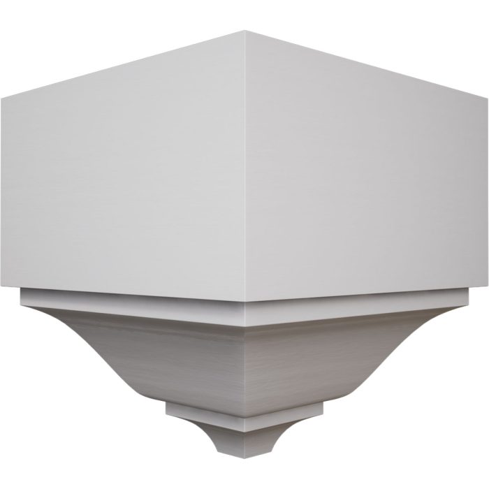 Ekena Millwork 2 3/4"P x 5 5/8"H x 5 1/2"W Americraft Solid Hardwood Stain Grade Universal Outside Crown Moulding Block for Profiles up to 3"H x 2 3/4"P - Image 65