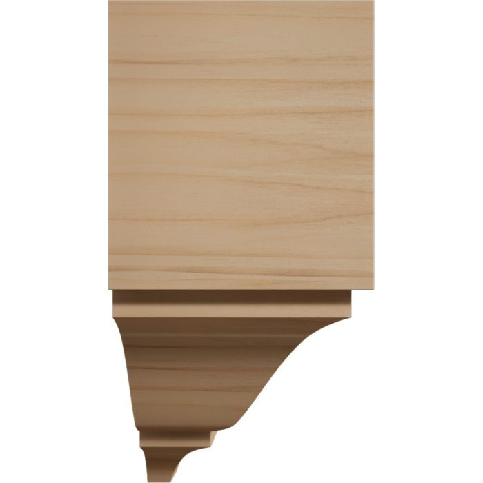 Ekena Millwork 2 3/4"P x 5 1/2"W x 5 5/8"H Americraft Solid Hardwood Stain Grade Universal Mid Crown Moulding Coupler Block for Profiles up to 3"H x 2 3/4"P - Image 4