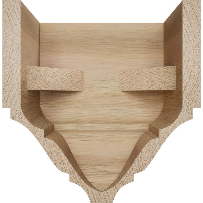 Ekena Millwork 2 3/4"P x 5 1/2"W x 5 5/8"H Americraft Solid Hardwood Stain Grade Universal Mid Crown Moulding Coupler Block for Profiles up to 3"H x 2 3/4"P - Image 17