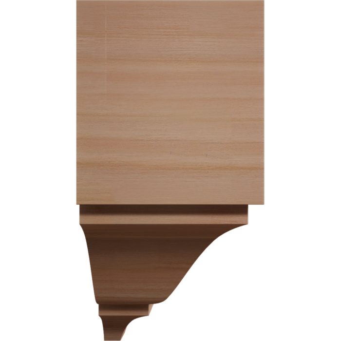 Ekena Millwork 2 3/4"P x 5 1/2"W x 5 5/8"H Americraft Solid Hardwood Stain Grade Universal Mid Crown Moulding Coupler Block for Profiles up to 3"H x 2 3/4"P - Image 28
