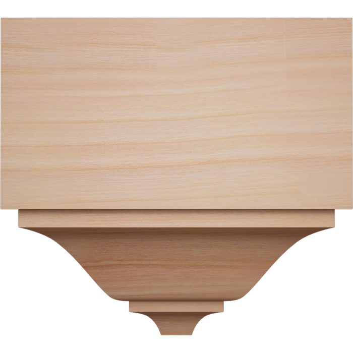 Ekena Millwork 2 3/4"P x 5 1/2"W x 5 5/8"H Americraft Solid Hardwood Stain Grade Universal Mid Crown Moulding Coupler Block for Profiles up to 3"H x 2 3/4"P - Image 26