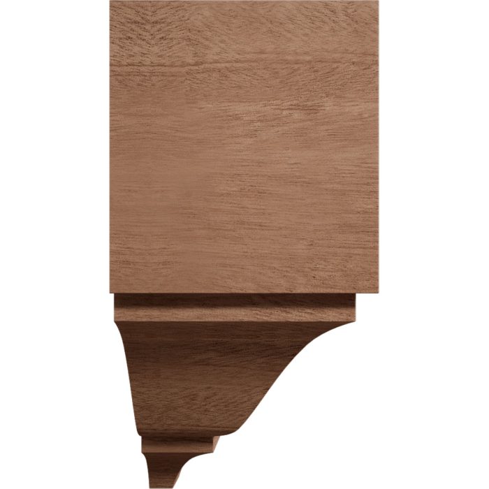Ekena Millwork 2 3/4"P x 5 1/2"W x 5 5/8"H Americraft Solid Hardwood Stain Grade Universal Mid Crown Moulding Coupler Block for Profiles up to 3"H x 2 3/4"P - Image 34