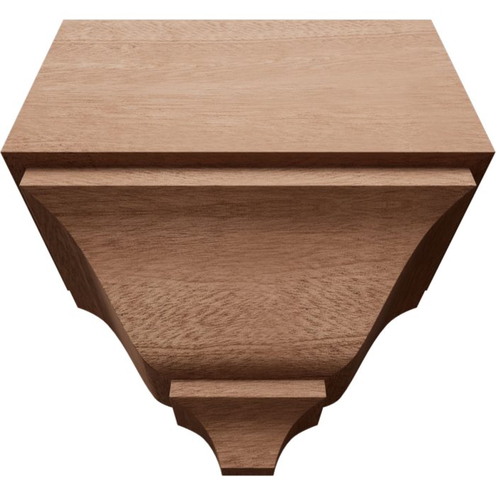 Ekena Millwork 2 3/4"P x 5 1/2"W x 5 5/8"H Americraft Solid Hardwood Stain Grade Universal Mid Crown Moulding Coupler Block for Profiles up to 3"H x 2 3/4"P - Image 36