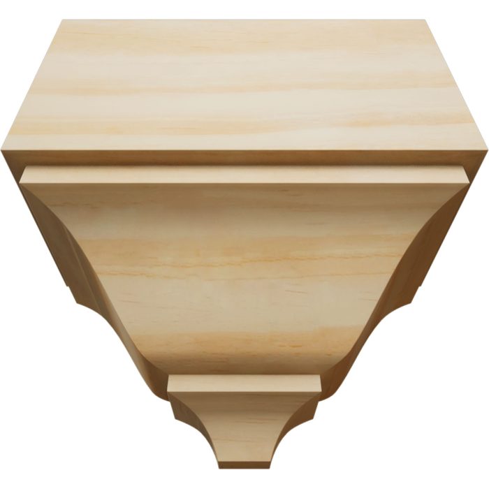 Ekena Millwork 2 3/4"P x 5 1/2"W x 5 5/8"H Americraft Solid Hardwood Stain Grade Universal Mid Crown Moulding Coupler Block for Profiles up to 3"H x 2 3/4"P - Image 42
