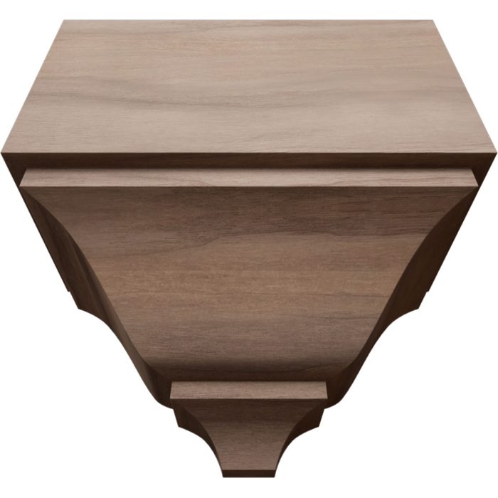 Ekena Millwork 2 3/4"P x 5 1/2"W x 5 5/8"H Americraft Solid Hardwood Stain Grade Universal Mid Crown Moulding Coupler Block for Profiles up to 3"H x 2 3/4"P - Image 48