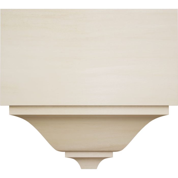 Ekena Millwork 2 3/4"P x 5 1/2"W x 5 5/8"H Americraft Solid Hardwood Stain Grade Universal Mid Crown Moulding Coupler Block for Profiles up to 3"H x 2 3/4"P - Image 50