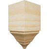 Americraft MIC04X04S2 Solid Stain Universal Crown Moulding Block
