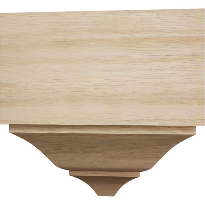 Ekena Millwork 3 5/8"P x 7 1/2"H x 7 1/4"W Americraft Solid Hardwood Stain Grade Universal Outside Crown Moulding Block for Profiles up to 4"H x 3 5/8"P - Image 17