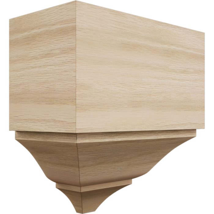 Ekena Millwork 3 5/8"P x 7 1/2"H x 7 1/4"W Americraft Solid Hardwood Stain Grade Universal Outside Crown Moulding Block for Profiles up to 4"H x 3 5/8"P - Image 18