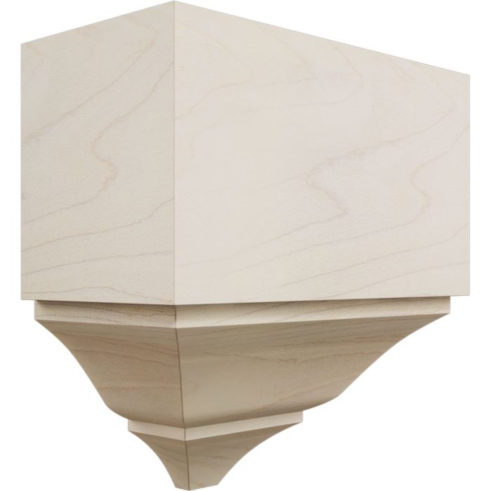 Ekena Millwork 3 5/8"P x 7 1/2"H x 7 1/4"W Americraft Solid Hardwood Stain Grade Universal Outside Crown Moulding Block for Profiles up to 4"H x 3 5/8"P - Image 25