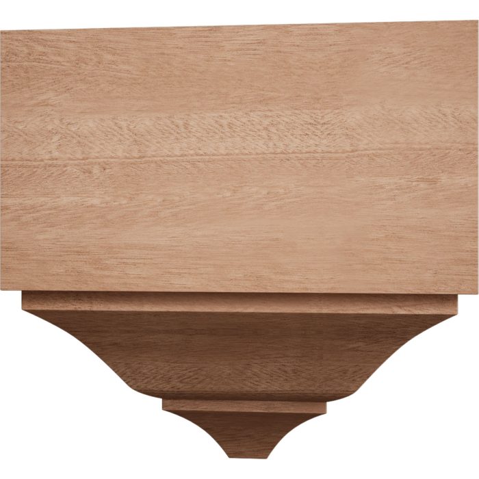 Ekena Millwork 3 5/8"P x 7 1/2"H x 7 1/4"W Americraft Solid Hardwood Stain Grade Universal Outside Crown Moulding Block for Profiles up to 4"H x 3 5/8"P - Image 38