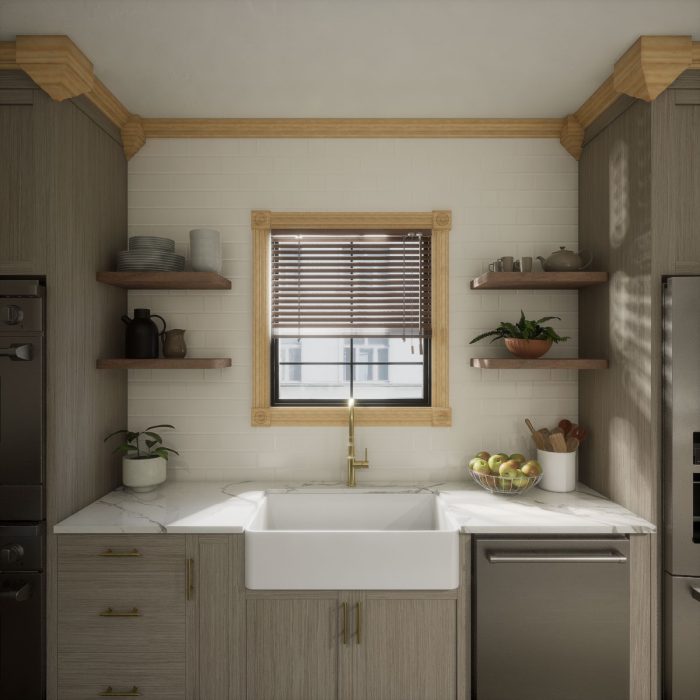 Ekena Millwork 3 5/8"P x 7 1/2"H x 7 1/4"W Americraft Solid Hardwood Stain Grade Universal Outside Crown Moulding Block for Profiles up to 4"H x 3 5/8"P - Image 50