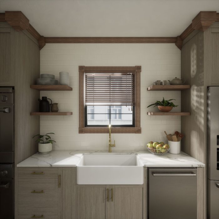 Ekena Millwork 3 5/8"P x 7 1/2"H x 7 1/4"W Americraft Solid Hardwood Stain Grade Universal Outside Crown Moulding Block for Profiles up to 4"H x 3 5/8"P - Image 57