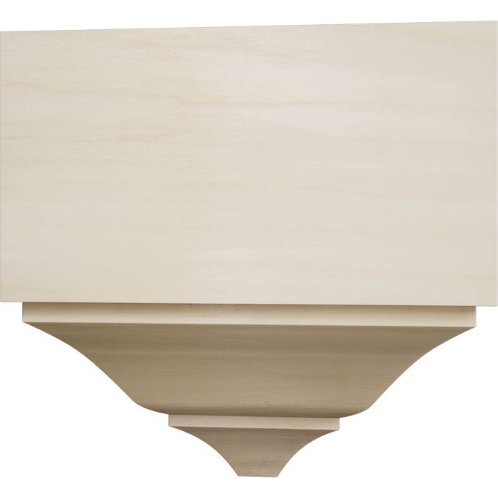 Ekena Millwork 3 5/8"P x 7 1/2"H x 7 1/4"W Americraft Solid Hardwood Stain Grade Universal Outside Crown Moulding Block for Profiles up to 4"H x 3 5/8"P - Image 59