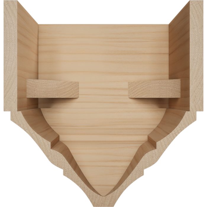 Ekena Millwork 3 5/8"P x 7 1/4"W x 7 1/2"H Americraft Solid Hardwood Stain Grade Universal Mid Crown Moulding Coupler Block for Profiles up to 4"H x 3 5/8"P - Image 5