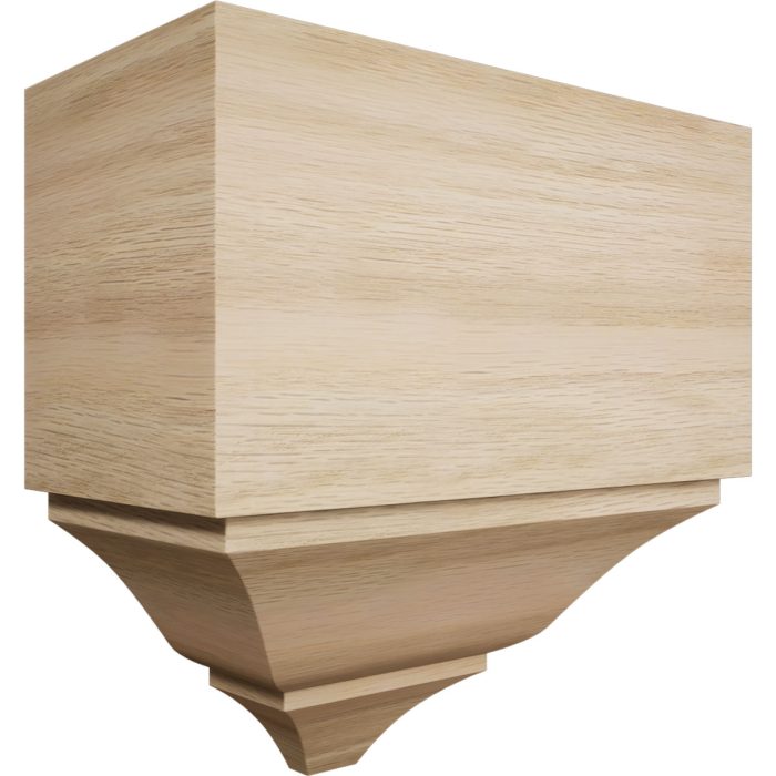 Ekena Millwork 3 5/8"P x 7 1/4"W x 7 1/2"H Americraft Solid Hardwood Stain Grade Universal Mid Crown Moulding Coupler Block for Profiles up to 4"H x 3 5/8"P - Image 15
