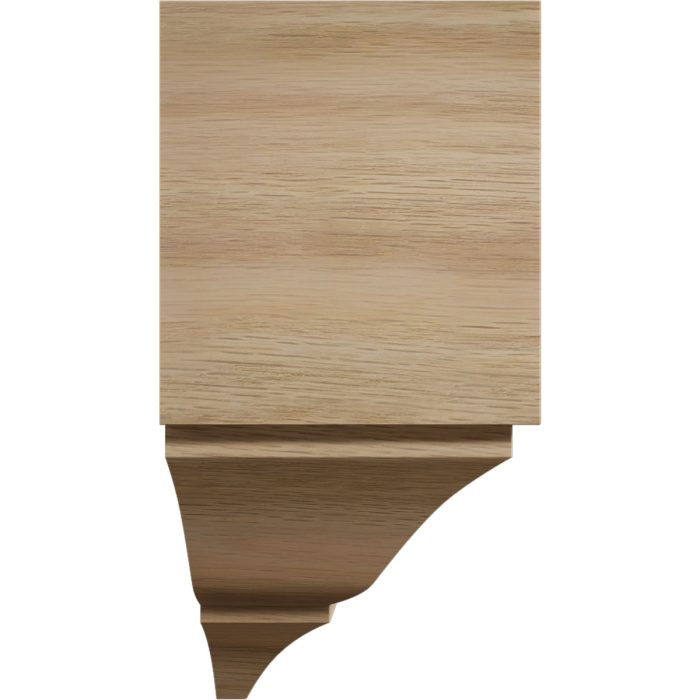 Ekena Millwork 3 5/8"P x 7 1/4"W x 7 1/2"H Americraft Solid Hardwood Stain Grade Universal Mid Crown Moulding Coupler Block for Profiles up to 4"H x 3 5/8"P - Image 16
