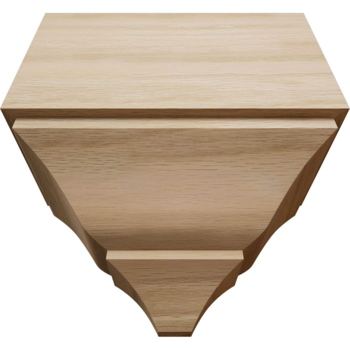 Ekena Millwork 3 5/8"P x 7 1/4"W x 7 1/2"H Americraft Solid Hardwood Stain Grade Universal Mid Crown Moulding Coupler Block for Profiles up to 4"H x 3 5/8"P - Image 18
