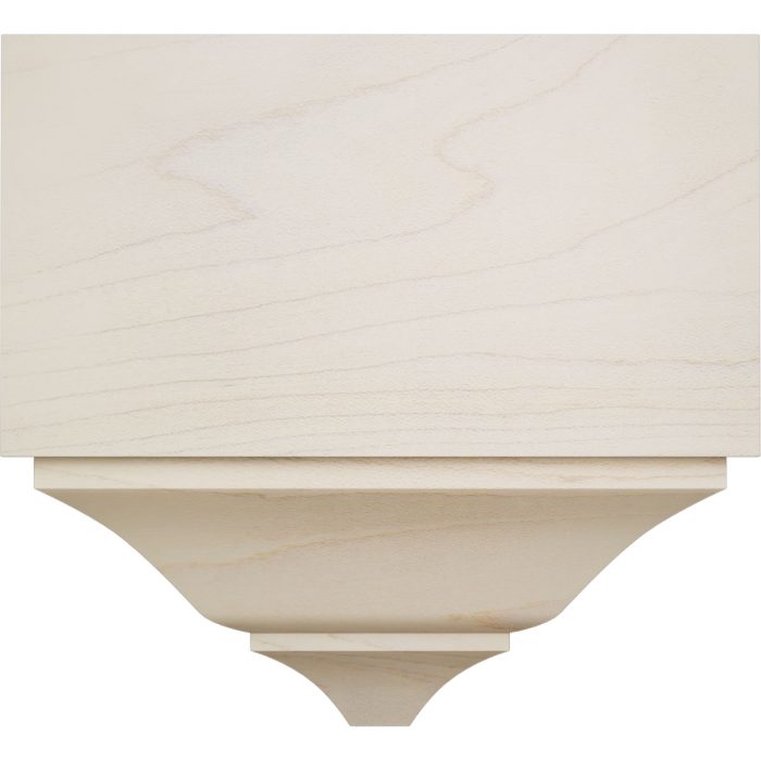 Ekena Millwork 3 5/8"P x 7 1/4"W x 7 1/2"H Americraft Solid Hardwood Stain Grade Universal Mid Crown Moulding Coupler Block for Profiles up to 4"H x 3 5/8"P - Image 20