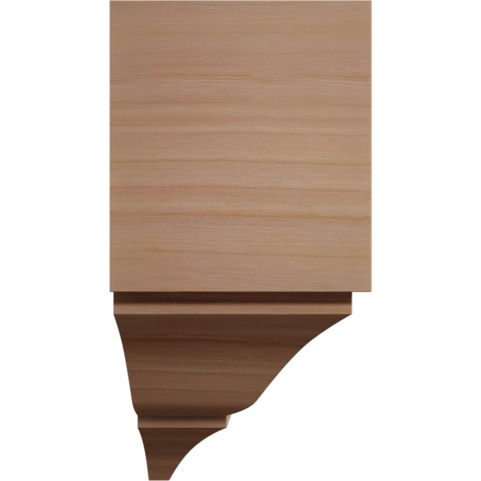 Ekena Millwork 3 5/8"P x 7 1/4"W x 7 1/2"H Americraft Solid Hardwood Stain Grade Universal Mid Crown Moulding Coupler Block for Profiles up to 4"H x 3 5/8"P - Image 28