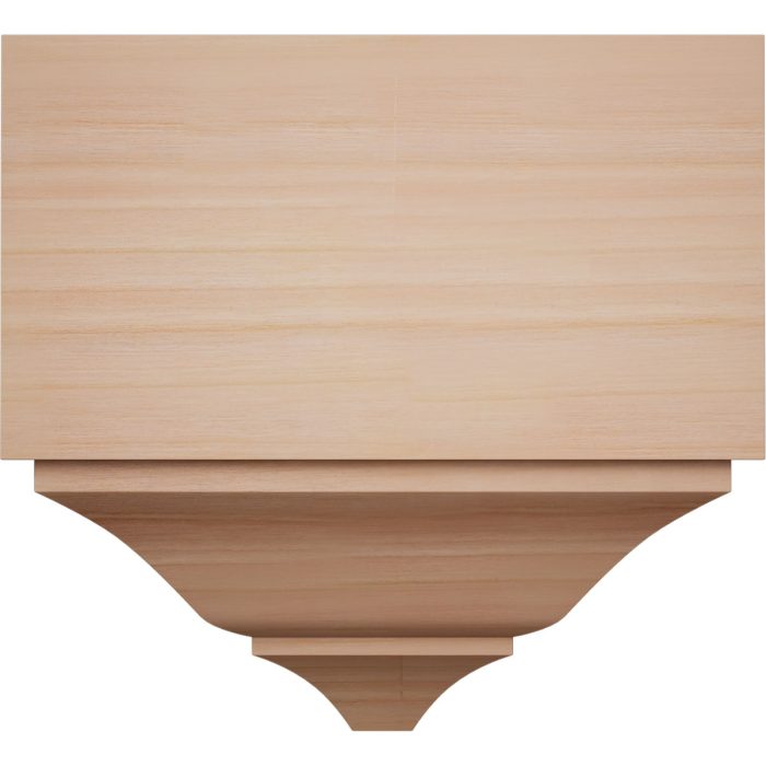 Ekena Millwork 3 5/8"P x 7 1/4"W x 7 1/2"H Americraft Solid Hardwood Stain Grade Universal Mid Crown Moulding Coupler Block for Profiles up to 4"H x 3 5/8"P - Image 26