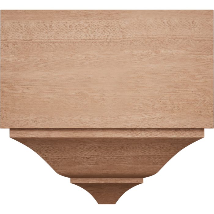 Ekena Millwork 3 5/8"P x 7 1/4"W x 7 1/2"H Americraft Solid Hardwood Stain Grade Universal Mid Crown Moulding Coupler Block for Profiles up to 4"H x 3 5/8"P - Image 32