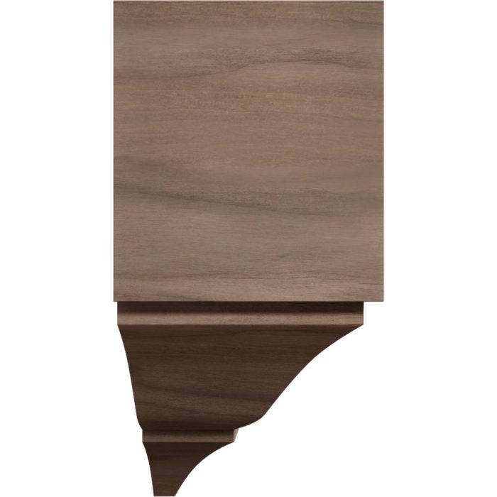 Ekena Millwork 3 5/8"P x 7 1/4"W x 7 1/2"H Americraft Solid Hardwood Stain Grade Universal Mid Crown Moulding Coupler Block for Profiles up to 4"H x 3 5/8"P - Image 46