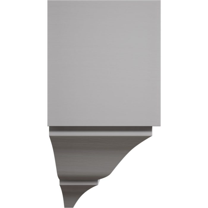 Ekena Millwork 3 5/8"P x 7 1/4"W x 7 1/2"H Americraft Solid Hardwood Stain Grade Universal Mid Crown Moulding Coupler Block for Profiles up to 4"H x 3 5/8"P - Image 58