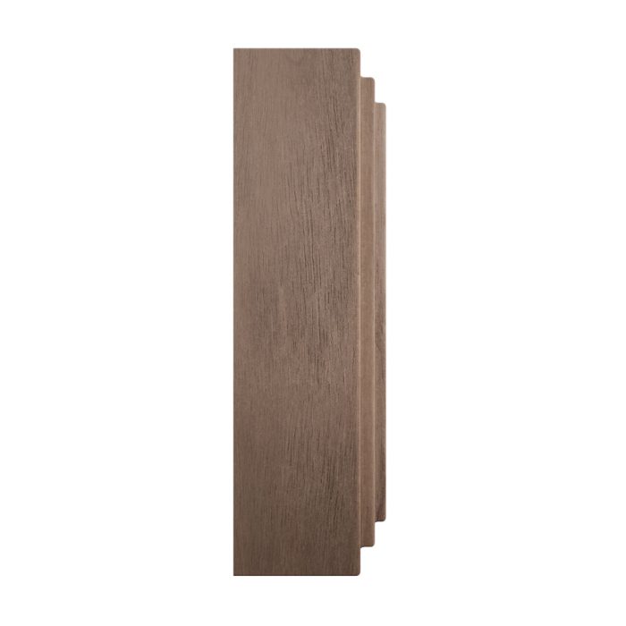 Ekena Millwork 3 3/4"W x 3 3/4"H x 1 1/8"P Americraft Solid Hardwood Stain Grade Square Rosette with Center Bullseye with Decorative Edge - Image 75