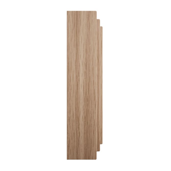 Ekena Millwork 4 1/2"W x 4 1/2"H x 1 1/8"P Americraft Solid Hardwood Stain Grade Square Rosette with Center Bullseye with Decorative Edge - Image 14