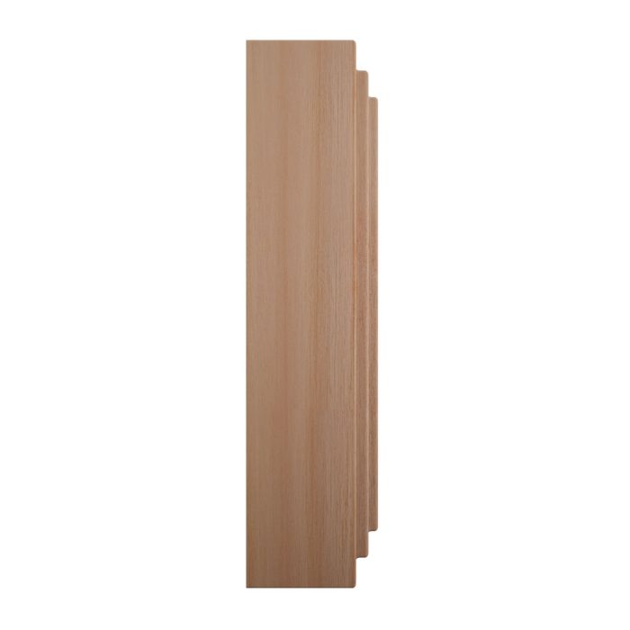 Ekena Millwork 4 1/2"W x 4 1/2"H x 1 1/8"P Americraft Solid Hardwood Stain Grade Square Rosette with Center Bullseye with Decorative Edge - Image 43