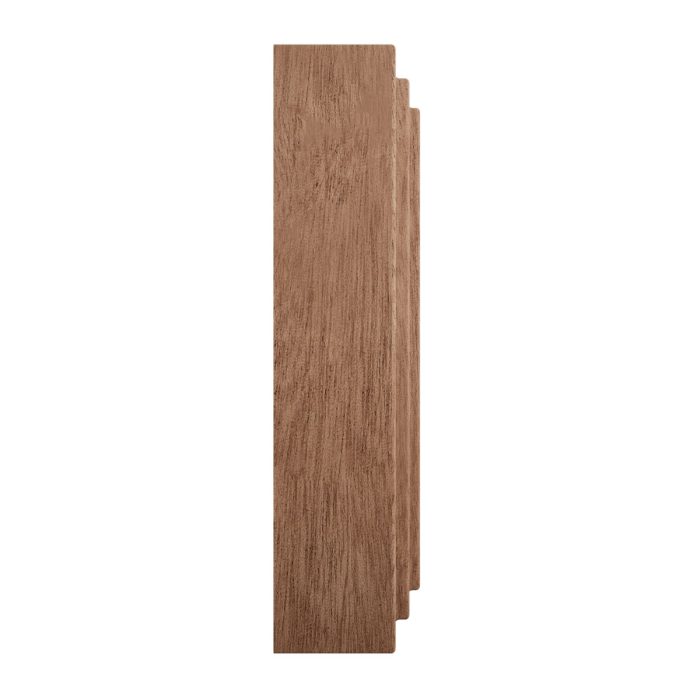 Ekena Millwork 4 1/2"W x 4 1/2"H x 1 1/8"P Americraft Solid Hardwood Stain Grade Square Rosette with Center Bullseye with Decorative Edge - Image 52