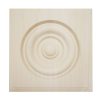 Americraft ROSS5 Solid Square Rosette Center Bullseye Decorative Edge
