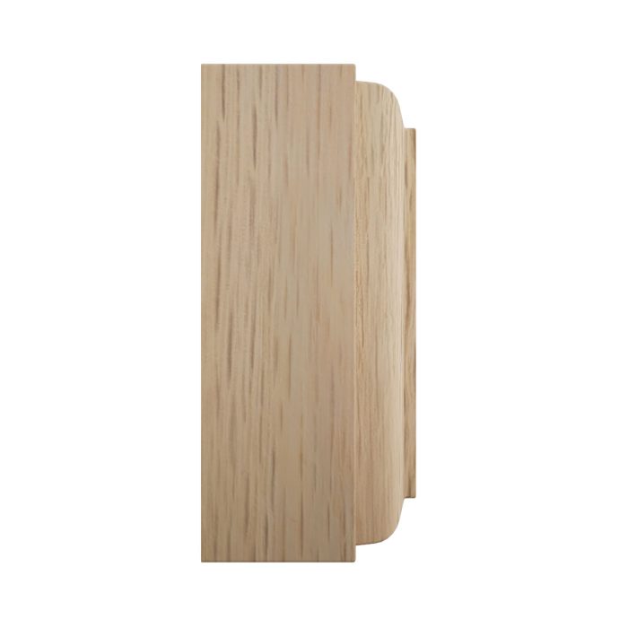Ekena Millwork 2 1/2"W x 2 1/2"H x 7/8"P Americraft Solid Hardwood Stain Grade Standard Smooth Rosette with Decorative Edge - Image 24